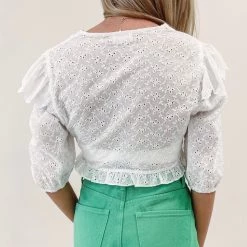 Indie Collection Chloe Eyelet Top