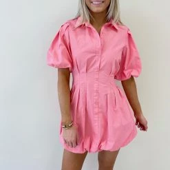 Indie Collection Pink Bubble Dress