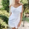 Indie Collection White Bow Romper