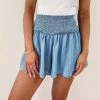 Indie Collection USA Collection Adair Shorts - Denim Color