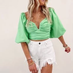 Indie Collection Jordan Lime Top