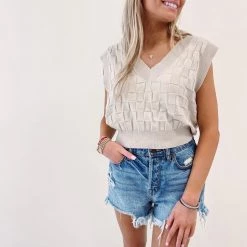 Indie Collection Hallie Sweater Vest Tops