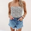 Indie Collection Leopard Tube Top