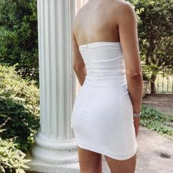 Indie Collection Jasmine Mini Dress - White New Arrivals