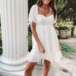 Indie Collection Janie Dress - White New Arrivals