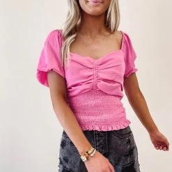 Indie Collection Jodie Pink Top New Arrivals