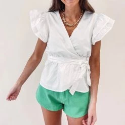 Indie Collection Melissa Ruffle Top