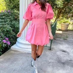 Indie Collection Pink Bubble Dress