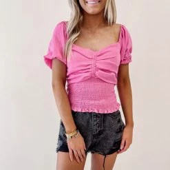 Indie Collection Jodie Pink Top New Arrivals
