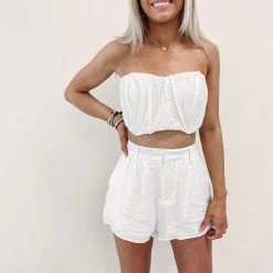 Indie Collection USA Collection Susie Pleated Shorts