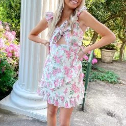 Indie Collection New Arrivals Kimberly Floral Dress