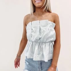 Indie Collection Kristen Top - Crushed Ice USA Collection