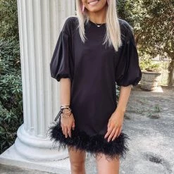 Indie Collection New Arrivals Lauren Feather Dress