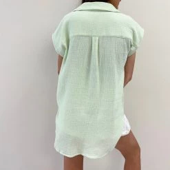 Indie Collection Vacay Collection Lime Shirt Cover Up