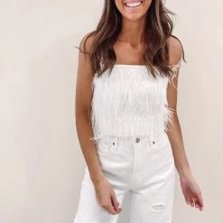 Indie Collection Dede Feather Top