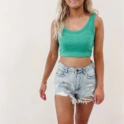 Indie Collection Kirsten Green Tank New Arrivals