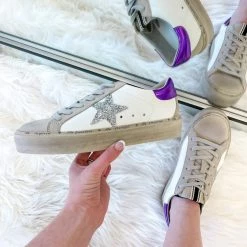 Indie Collection New Arrivals Fuchsia Platform Sneakers