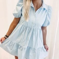 Indie Collection USA Collection Vance Dress - Blue