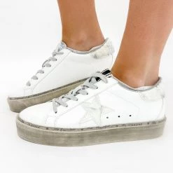 Indie Collection White Platform Sneakers