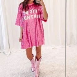 Indie Collection It’s My Birthday - Pink Sequin Dress