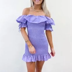 Indie Collection Dresses + Rompers Wendy Lavender Dress