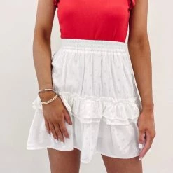 Indie Mae White Star Skirt USA Collection