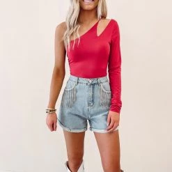 Indie Collection Clothes Dallas Rhinestone Shorts