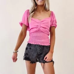 Indie Collection Jodie Pink Top New Arrivals