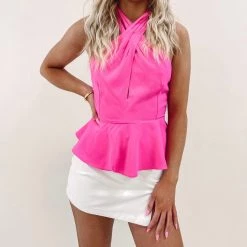 Indie Collection New Arrivals Kaley Halter Top