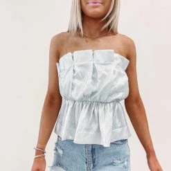 Indie Collection Kristen Top - Crushed Ice USA Collection