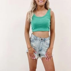 Indie Collection Kirsten Green Tank New Arrivals