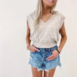 Indie Collection Hallie Sweater Vest Tops