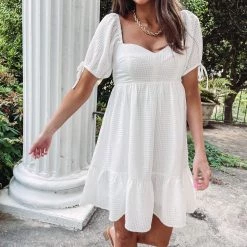 Indie Collection Janie Dress - White New Arrivals