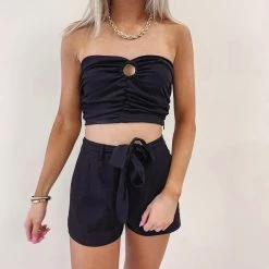 Indie Collection Charlotte Pleated Shorts