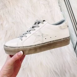 Indie Collection White Platform Sneakers