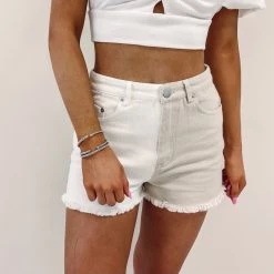 Indie Collection Two Toned Tan Denim Shorts New Arrivals