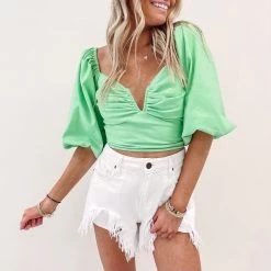 Indie Collection Jordan Lime Top