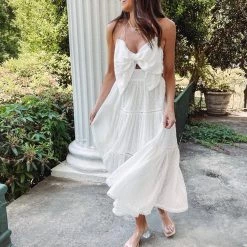 Indie Collection Bow Midi Dress New Arrivals