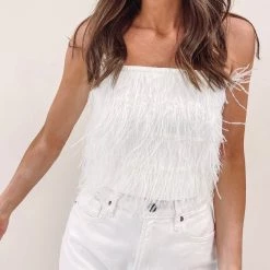 Indie Collection Dede Feather Top