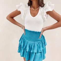 Indie Collection New Arrivals Emmie Ruffle Bodysuit