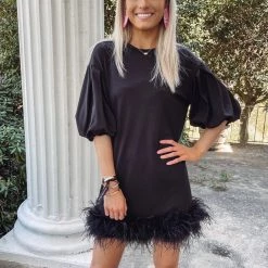 Indie Collection New Arrivals Lauren Feather Dress