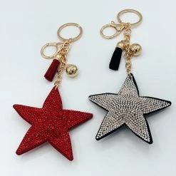 Indie Mae Accessories Crystal Star Keychain