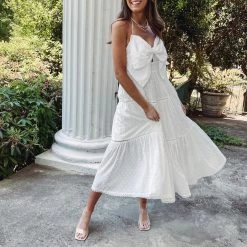 Indie Collection Bow Midi Dress New Arrivals