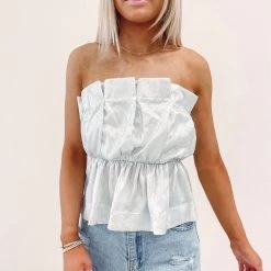 Indie Collection Kristen Top - Crushed Ice USA Collection