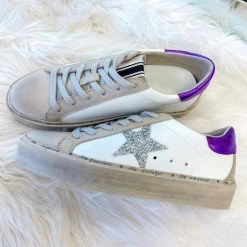 Indie Collection New Arrivals Fuchsia Platform Sneakers