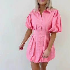 Indie Collection Pink Bubble Dress