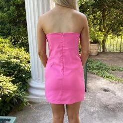 Indie Collection Pink Bow Dress New Arrivals