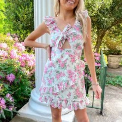 Indie Collection New Arrivals Kimberly Floral Dress