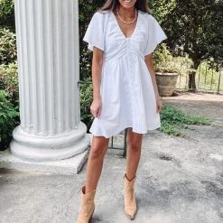 Indie Collection New Arrivals Serena Button Dress