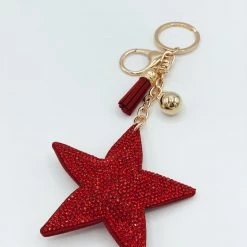 Indie Mae Accessories Crystal Star Keychain